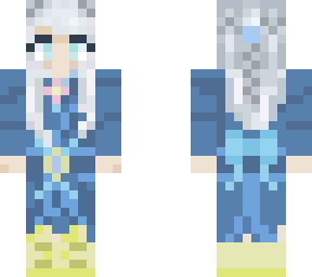 cute white haired witch