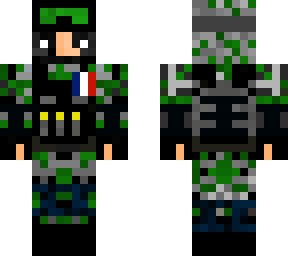 french soldier of the forests
