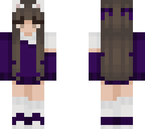 purple furry cutie girl
