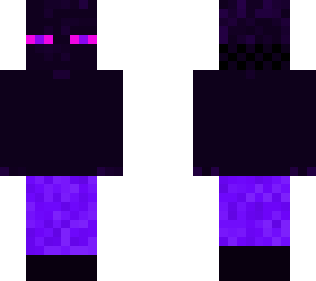 strange enderman with clothes