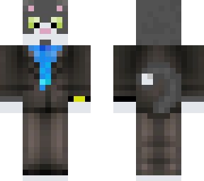 cat with a tie