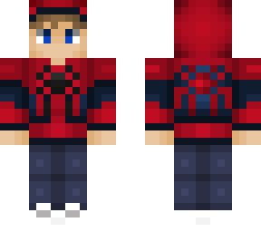 me in spider-man hoodie