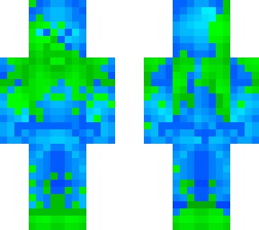 blue green steve