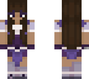 cute purple girl