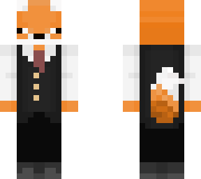 fox in a suit vest