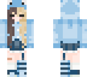 frog hoodie girl ( remake )