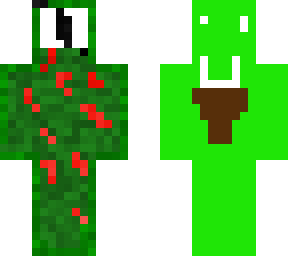 green alien - scratched up