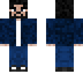 guy wearing a dark blue jacket