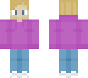 me (ik kinda nice) v3 (short hair + light purple hoodie)