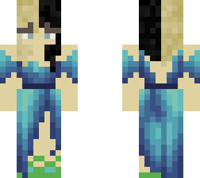 blue dresss