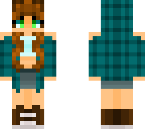 cyan hoodie girl {updated}
