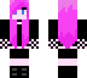 glynxisys goth pink hair