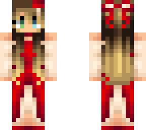 mushroom dress girl