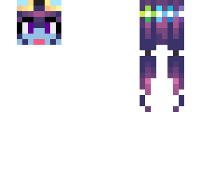 purple hair base from other creator but with face