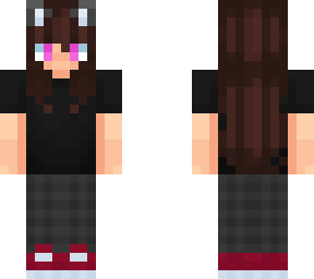 teen girl with cat ears