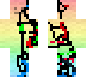 corrupted rainbow wool