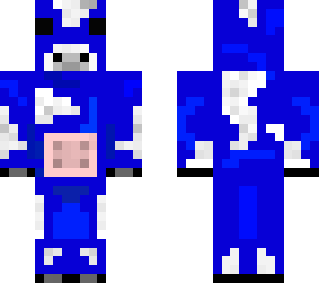 dark blue mooshroom cow