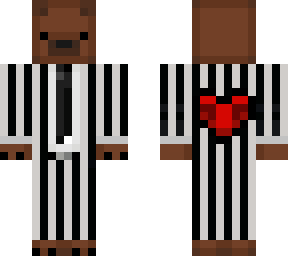 my skin but beetle juice suit