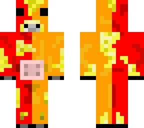 red & orange mooshroom cow