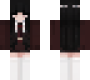 red suit girl skin