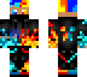 split elemental: water and fire