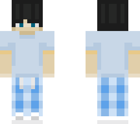blue plaid pj's