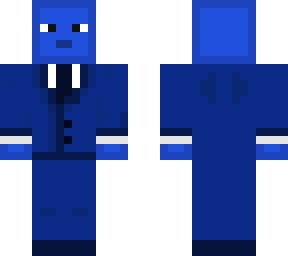 blue suit