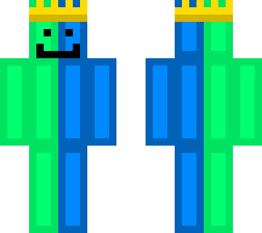 green & blue blob