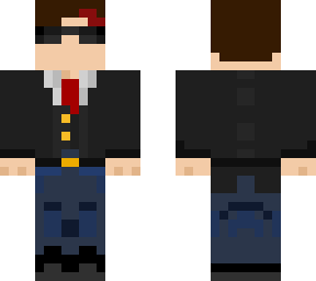 my oc in a suit with sunglasses