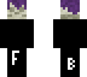purple skull candle head