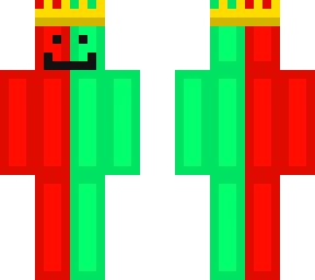 red & green blob