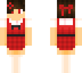 red dress