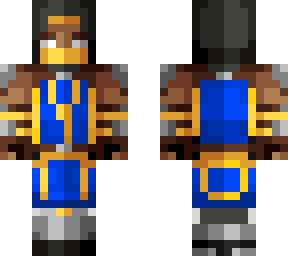 scorpion azul y oro
