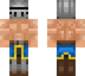 buff knight (blue, silver)