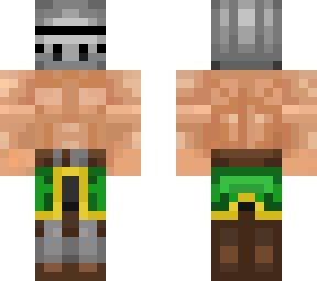 buff knight (green, silver)