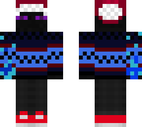 christmas ender man ice fist