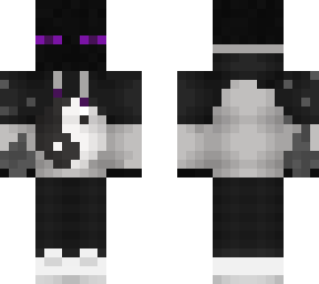 ender man ying-yang hoodie