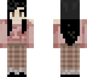 pink and brown aesthetic girl <3