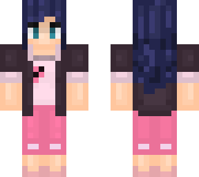 miraculous marinette with her hair down