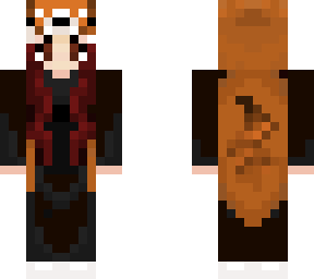 onsie red panda girl red hair