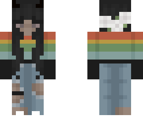 rainbow girl