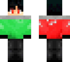 red and green