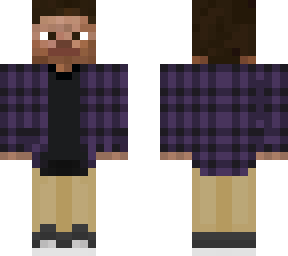 purple flannel steve