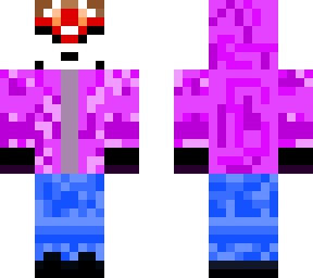 winter jacket kitsune mask