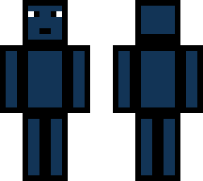 blue with black outline