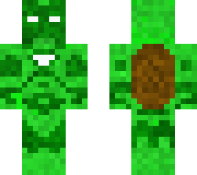 iron turtle with activated eyes