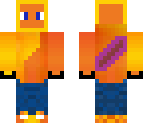 orange hoodie