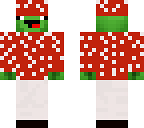 red mushroom turtle with two pixel eyes