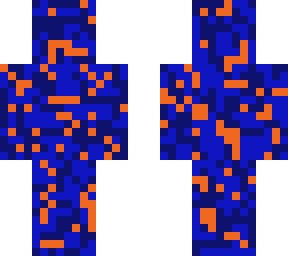 blue and orange