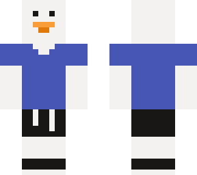 blue shirt duck